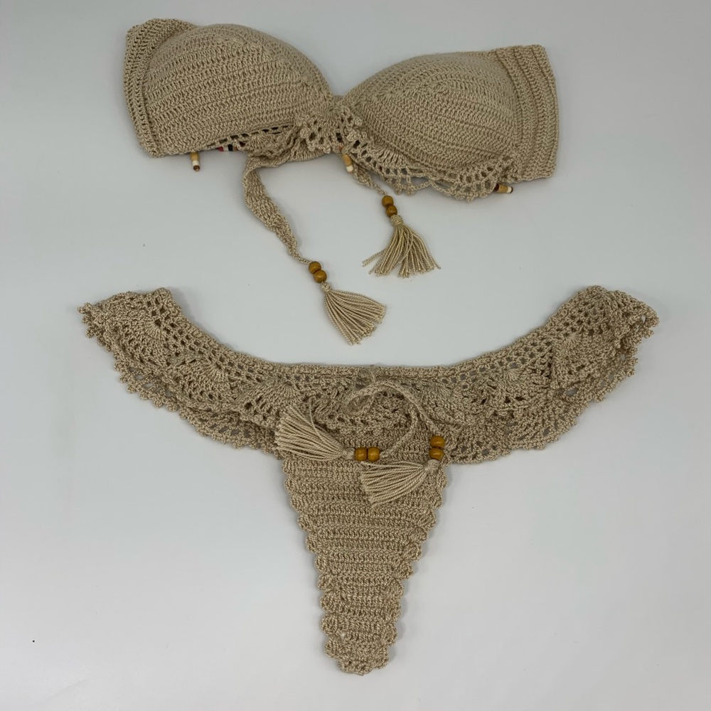 Zadragil Women Bathing Suit Sz S Handmade 2 piece